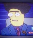 News Anchor Man in Studio