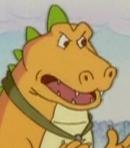 Yellow Dragon with Blue Badge