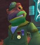 Dennis the Green Tree Frog