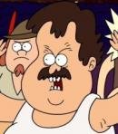 Angry Man in Crowd #2