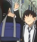 High School Students on the Train