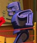 Blue Rock 'Em Sock 'Em Robot