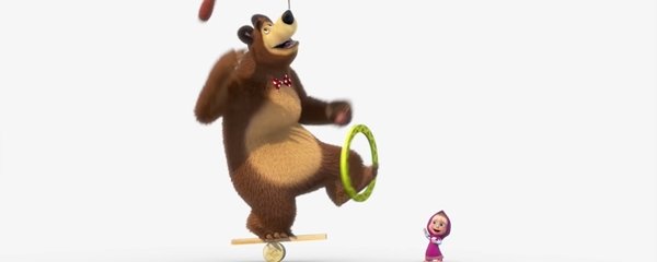 Masha and the Bear Banner