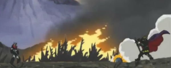 Mazinkaiser vs. Great General of Darkness Banner