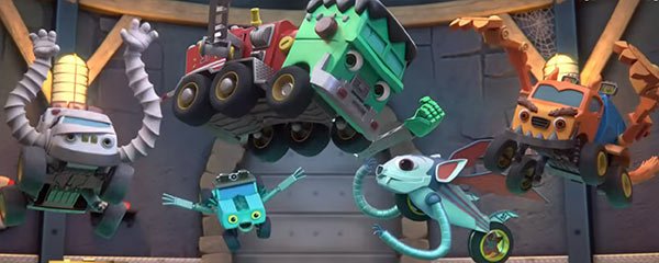 Mighty MonsterWheelies Banner