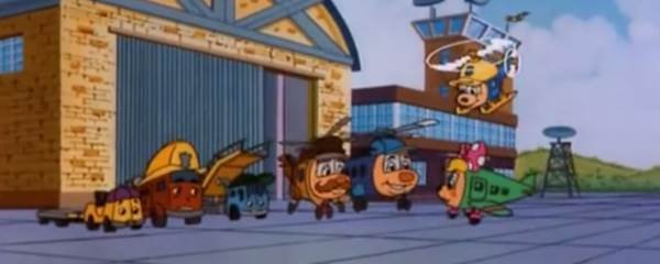 Budgie The Little Helicopter Banner