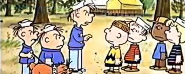 Race for Your Life, Charlie Brown Banner