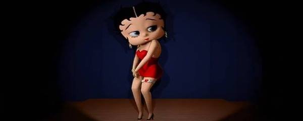 Betty Boop Dance Card Banner