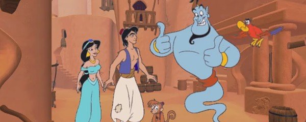 Disney's Math Quest With Aladdin Banner