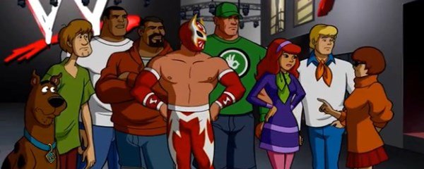 Scooby-Doo! WrestleMania Mystery Banner