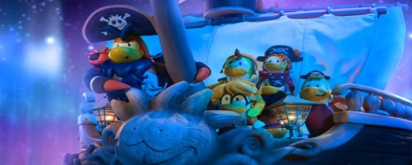 Club Penguin: We Wish You a Merry Walrus Banner