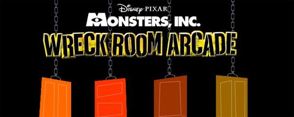 Monsters, Inc. Wreck Room Arcade Banner