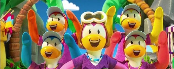 Club Penguin: Monster Beach Party Banner