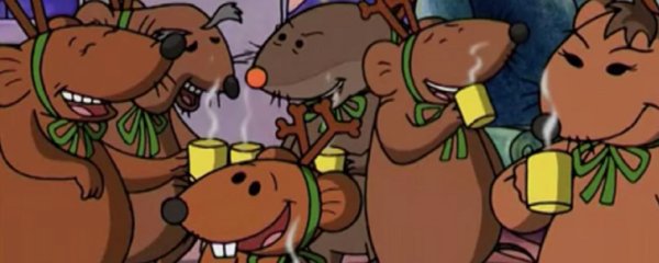Santa Mouse and the Rat Deer Banner