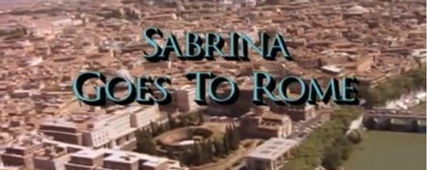 Sabrina Goes to Rome Banner