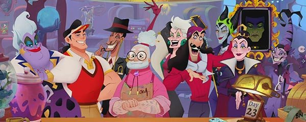 Disney Villains Cursed Café Banner